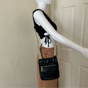Michael Kors Leather Black Crossbody Purse